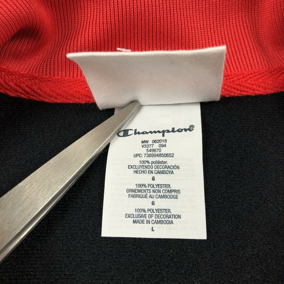 Champion Mens Big C Tape Logo Track Jacket - Picture 5 of 9